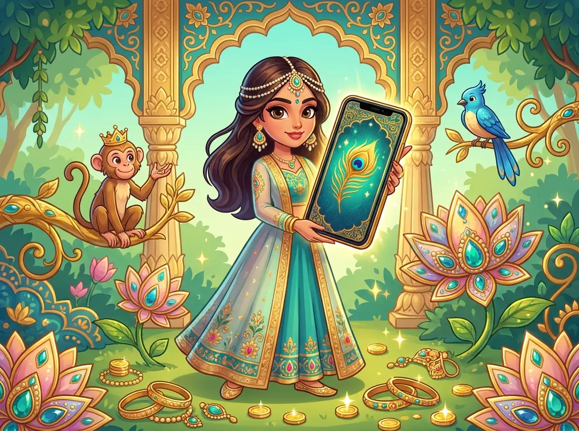 Adorned Peacock mobile app