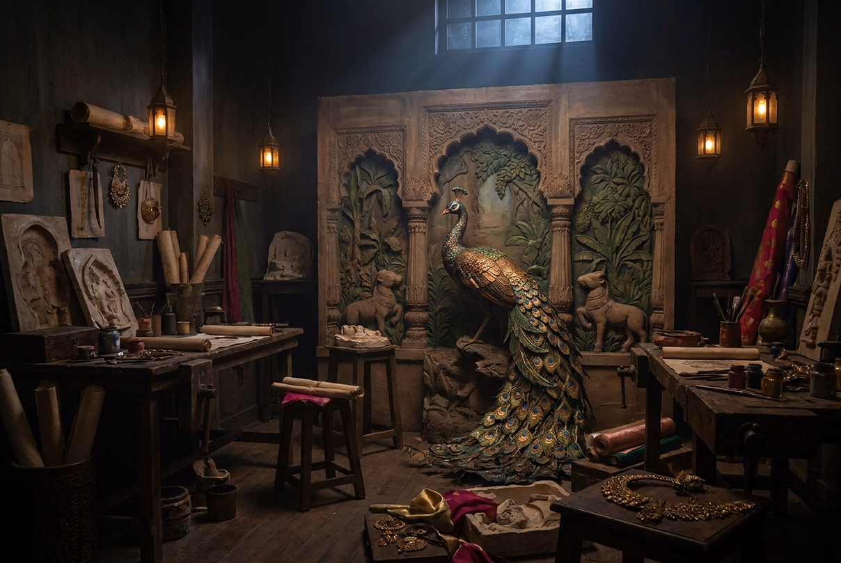 The studio behind Adorned Peacock